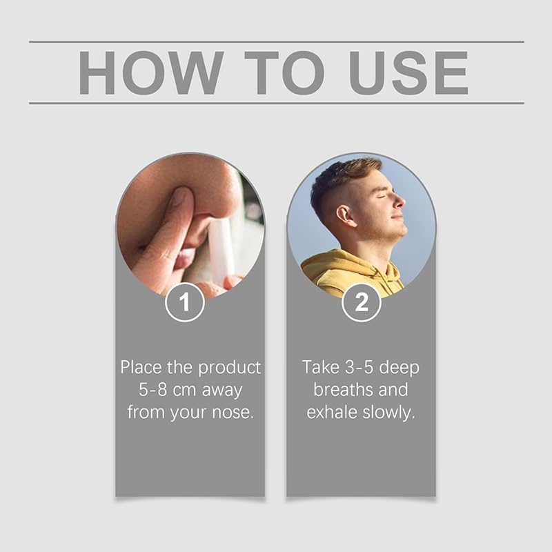 Nasal Stick Boost Energy Set, Nose Inhaler Stick, Nasal Stick, Nasal Stick Inhaler, Nasal Sticks for Breathing(Set of 8)