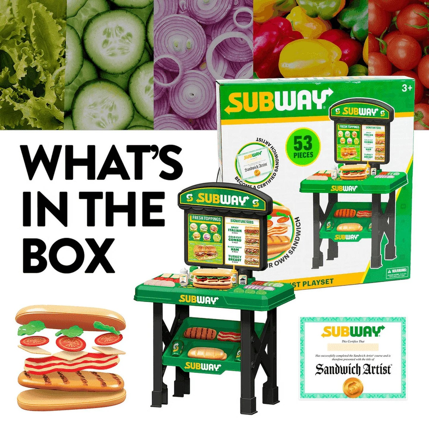 Subway Sandwich Maker Playset