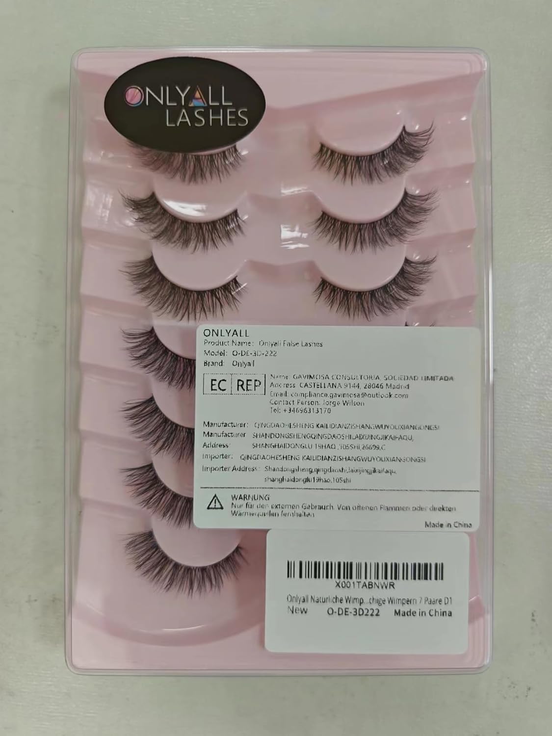 Natural Lashes Natural Look False Eyelashes Natural Flared Eyelashes Soft Fluffy Lashes 7 Pairs