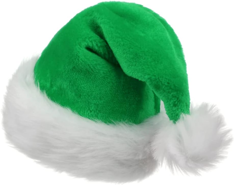 Unisex-Adult'S Santa Hat, Christmas Hat for Adults Women Men Extra Thicken Xmas Holiday Hat with Comfort Liner