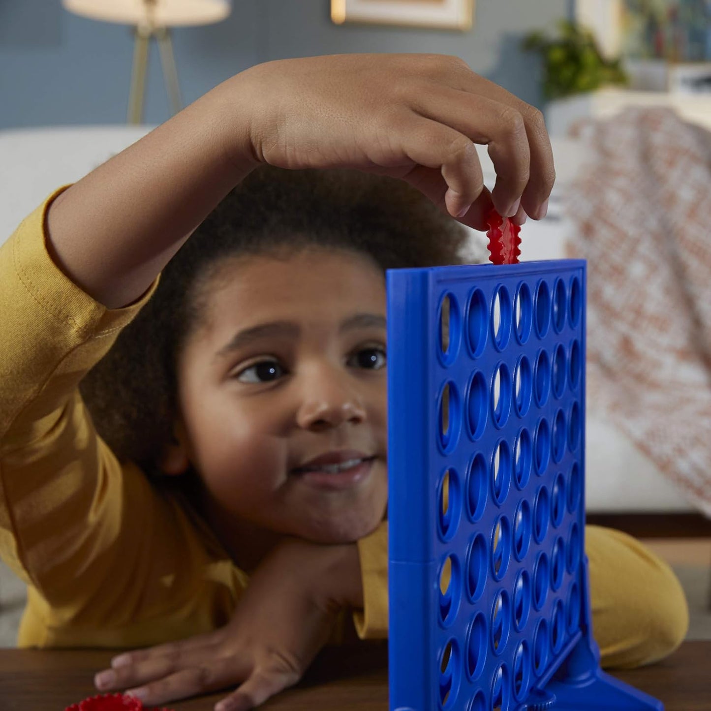 Connect 4 Classic Grid,4 in a Row Game,Strategy Board Games for Kids,2 Player .For Family and Kids