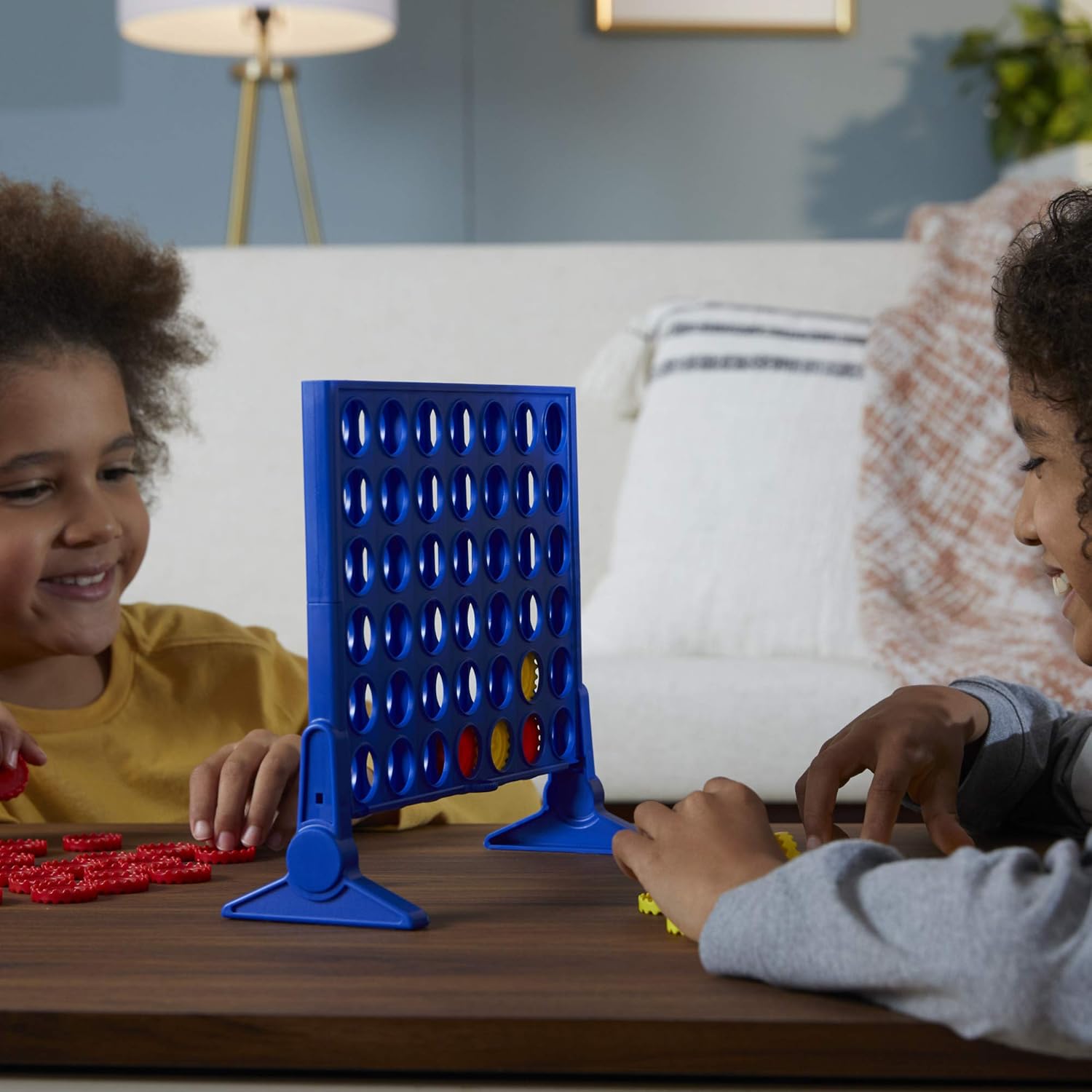 Connect 4 Classic Grid,4 in a Row Game,Strategy Board Games for Kids,2 Player .For Family and Kids