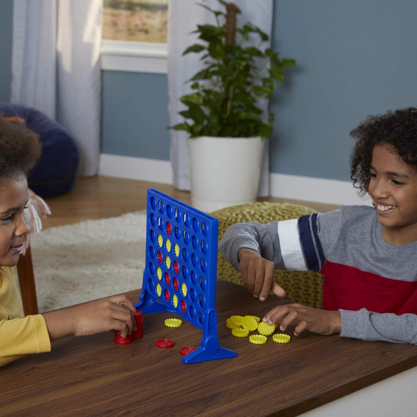 Connect 4 Classic Grid,4 in a Row Game,Strategy Board Games for Kids,2 Player .For Family and Kids