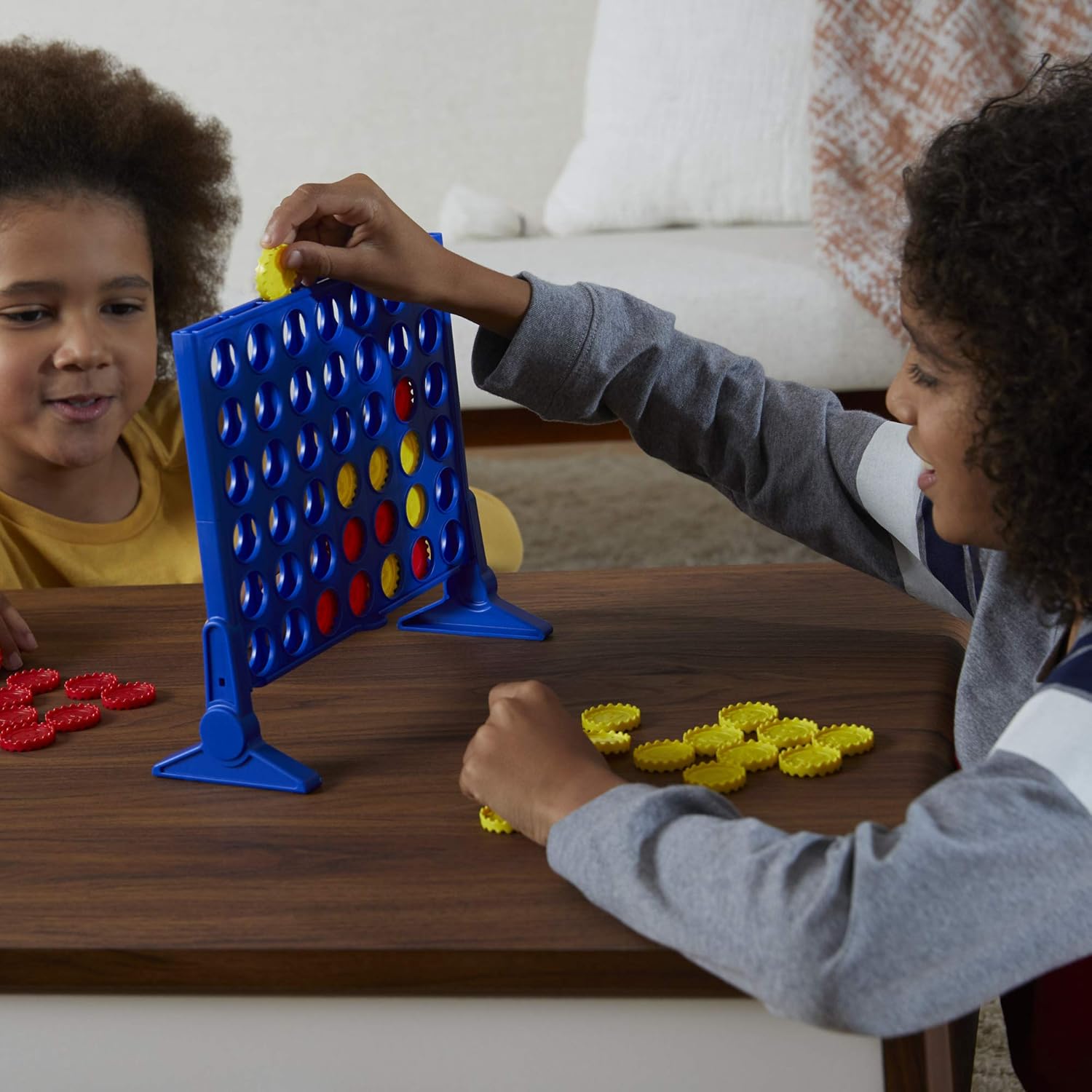 Connect 4 Classic Grid,4 in a Row Game,Strategy Board Games for Kids,2 Player .For Family and Kids