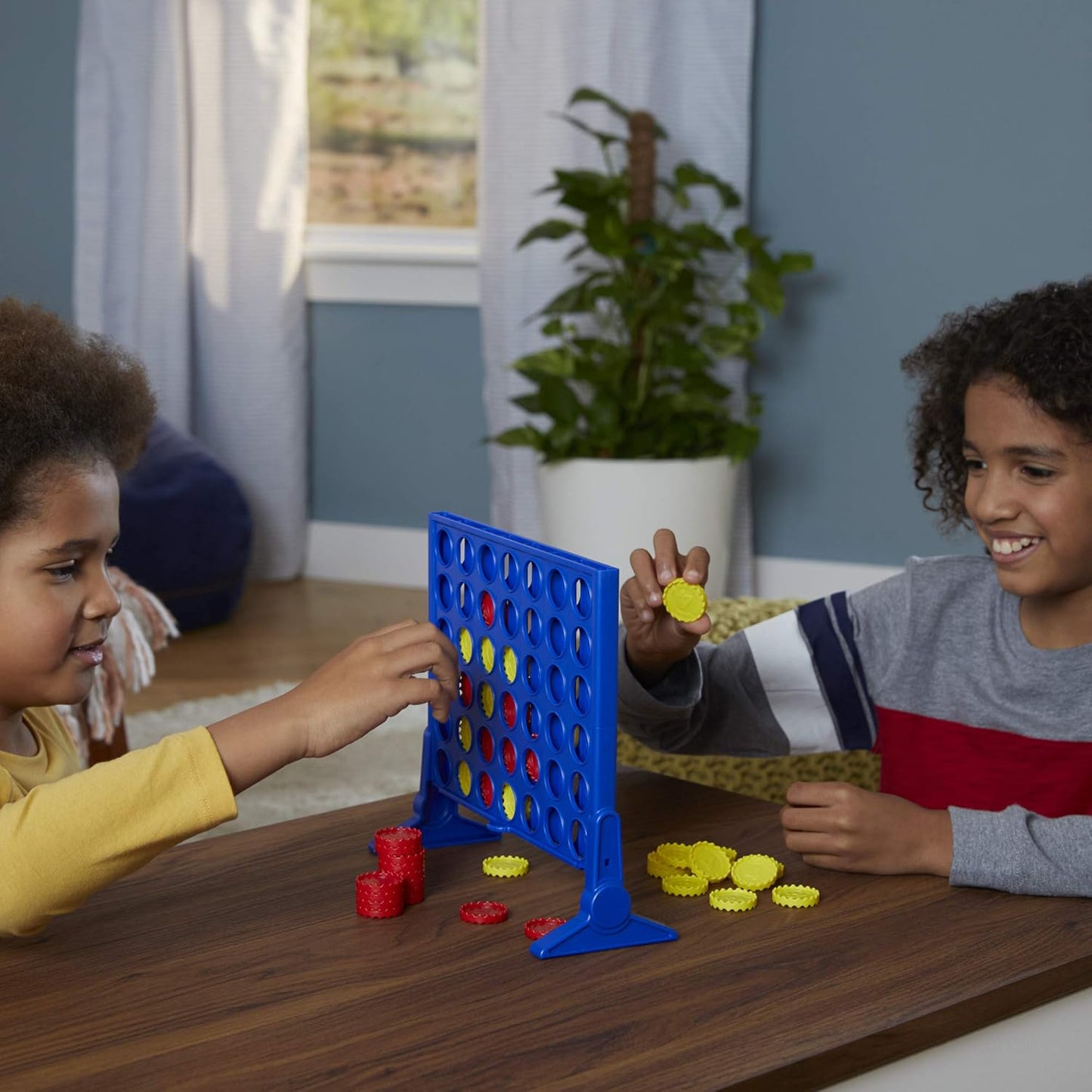 Connect 4 Classic Grid,4 in a Row Game,Strategy Board Games for Kids,2 Player .For Family and Kids