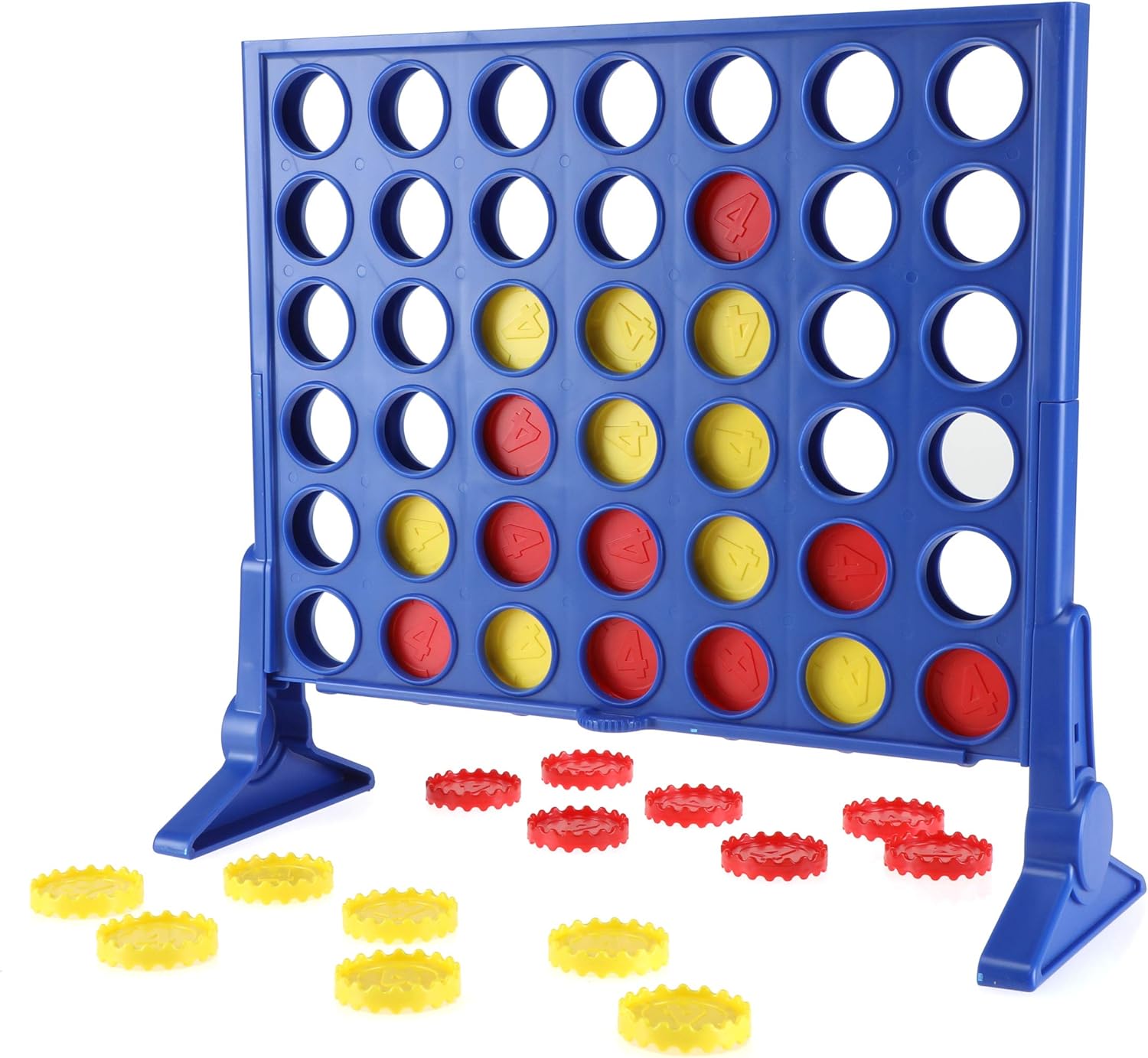 Connect 4 Classic Grid,4 in a Row Game,Strategy Board Games for Kids,2 Player .For Family and Kids