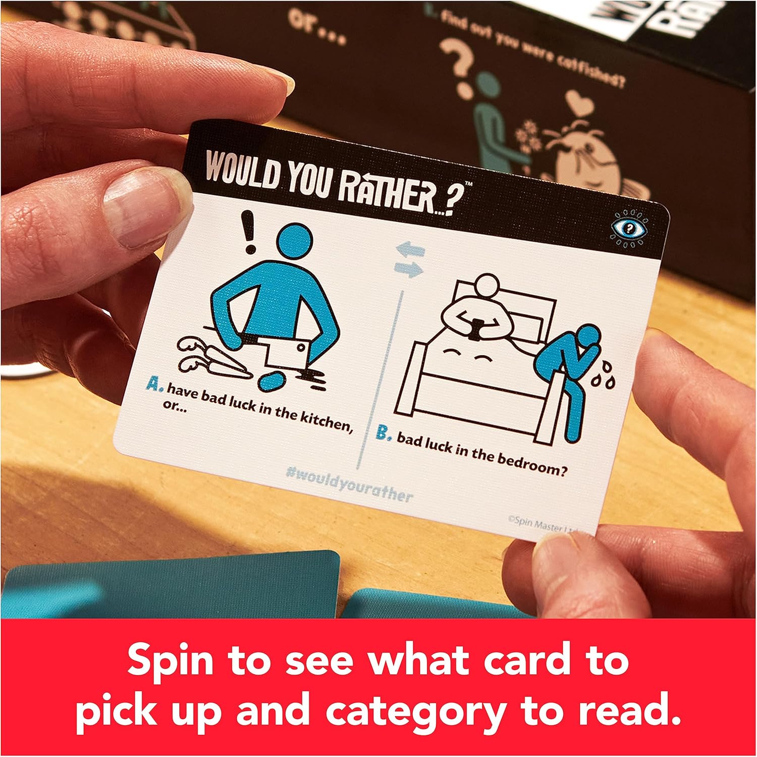 , Would You Rather? Funny Card Game for College, Friendsgiving Party Games, Adult Card Games, Christmas Gifts for Teens, for Ages 14+