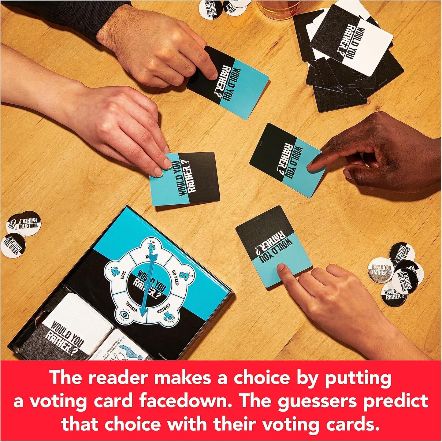 , Would You Rather? Funny Card Game for College, Friendsgiving Party Games, Adult Card Games, Christmas Gifts for Teens, for Ages 14+