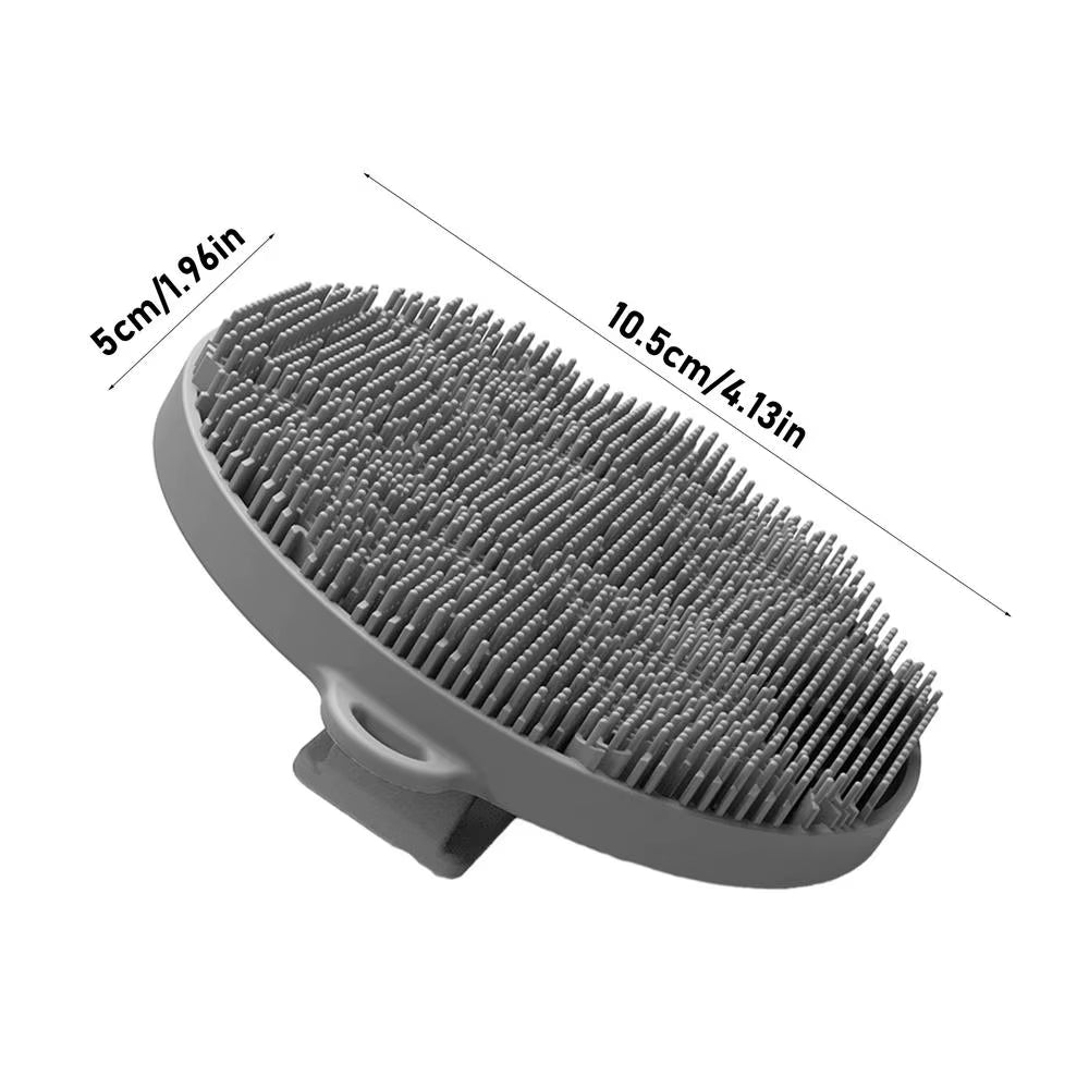 Silicone Body Scrubber | Shower Scrub Brush | Soft Silicone Body Brush Wash Bath Shower Brush